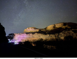 586 a2q. Utah - just outside Moab - night