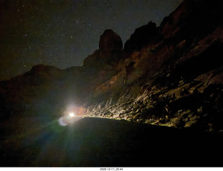 591 a2q. Utah - just outside Moab - night