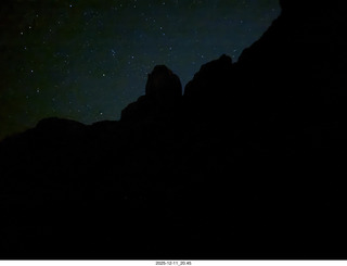 595 a2q. Utah - just outside Moab - night