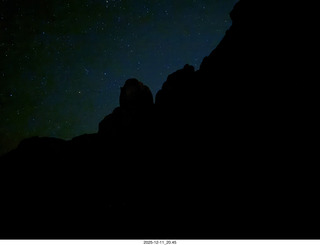 596 a2q. Utah - just outside Moab - night