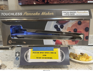 2 a2q. moab aarches hotel pancake maker