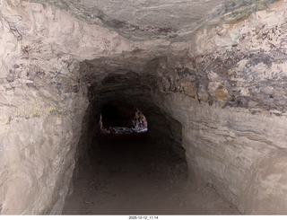 124 a2q. Utah - Mineral Canyon hike - inside the mine
