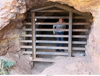 132 a2q. Utah - Mineral Canyon hike - mine - Tyler
