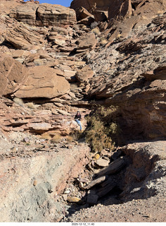 199 a2q. Utah -  Mineral Canyon hike - Heather