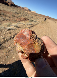 356 a2q. Utah - Hidden Splendor hike - rock
