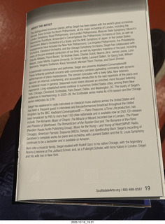 before concert, cat Pickle on my back