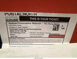 before concert, cat Pickle on my back