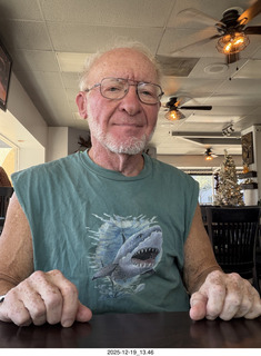 Adam after birthday ice cream