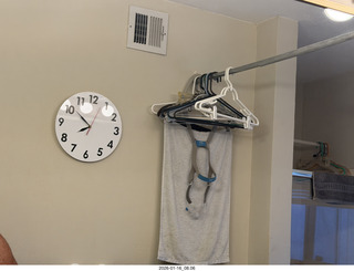 bathroom mirror clock