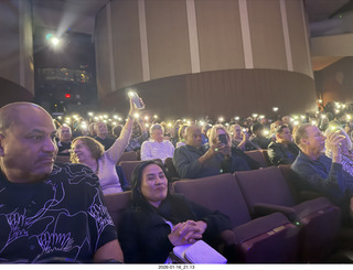 Chandler Arts - Kirk Whalum - audience with cell phones