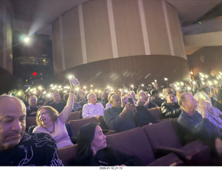 Chandler Arts - Kirk Whalum - audience with cell phones