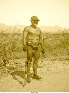 Adam hiking - ultra-violet (UV)