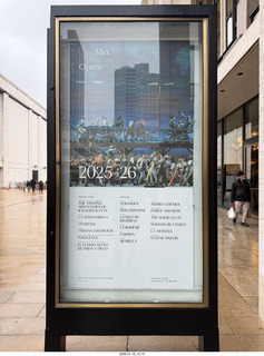 New York City - Manhattan - Lincoln Center - Metropolitan Opera - I Puritani sign