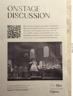 New York City - Manhattan - Lincoln Center - Metropolitan Opera - I Puritani