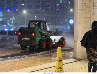 New York City - Manhattan - Lincoln Center  - snow plow