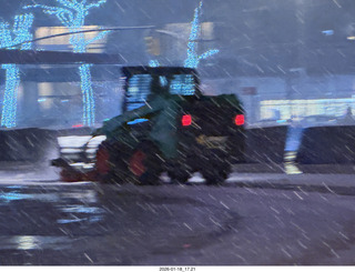 New York City - Manhattan - Lincoln Center  - snow plow