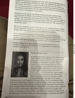 New York City - Manhattan - Carnegie Hall - Sir Karl Jenkins program