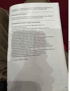 New York City - Manhattan - Lincoln Center  - Metropolitan Opera - I Puritani - program