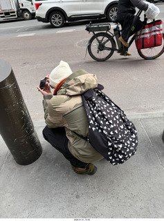 New York City - Manhattan - Rockafeller Center - ice skating rink with Prometheus