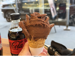 New York City - Manhattan - rose-shape ice-cream cone