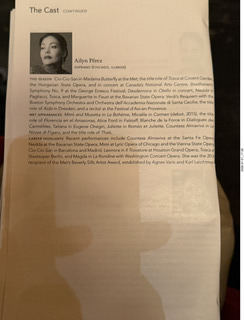 New York City - New York Ballet program