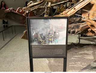 New York City - Manhattan - World Trade Center Museum sign