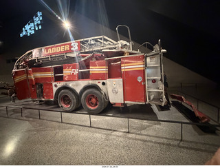 New York City - Manhattan - World Trade Center Museum firetruck