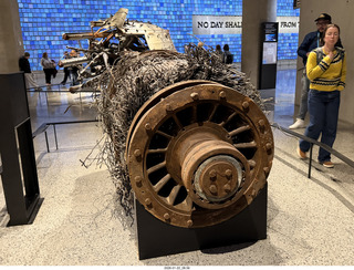 New York City - Manhattan - World Trade Center Museum elevator motor