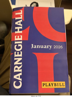 New York City - Manhattan - Carnegie Hall - Rachell Ellen Wong and David Belkovski program