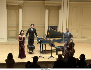 New York City - Manhattan - Carnegie Hall - Rachell Ellen Wong and David Belkovski program