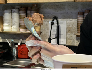 New York City - Manhattan - rose-petal ice-cream cone