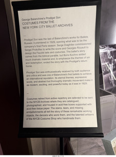 New York City - Manhattan - New York Ballet display