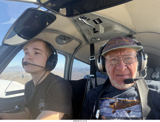 Tyler and Adam flying N8377W