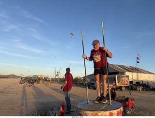 Arizona Flying Circus - Adam on standing rocker