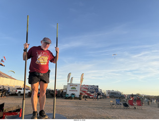 Arizona Flying Circus - Adam on standing rocker