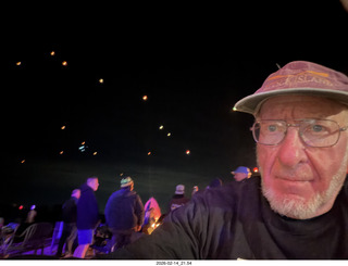 Arizona Flying Circus - night - Adam - floating fire lights