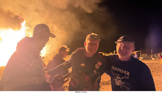 Arizona Flying Circus - night - Adam - floating fire lights