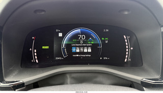 rental car Toyota Camry funky dashboard