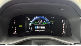 rental car Toyota Camry funky dashboard