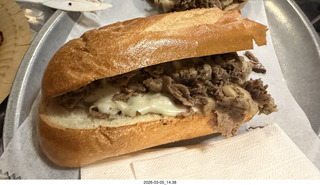 Philadelphia - NYPD Pizza restaurant - cheesesteak