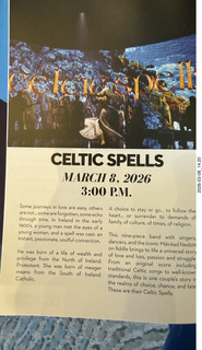 Chandler Arts - Celtic Spells - program