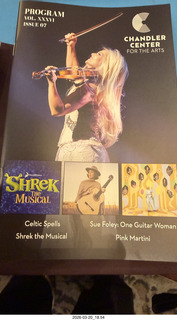 Chandler Arts - Sue Foley - One Guitar Woman - program