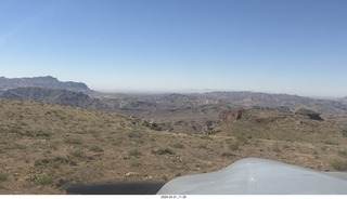 aerial - flight back from Grapevine to Mesa