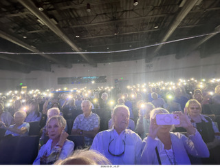 Arizona Musicfest - Three American Troubadours - cell phone lights