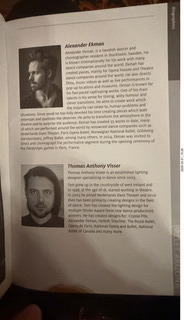 Phoenix Orpheum Theater - Ballet Arizona - Cacti and Other Works - program