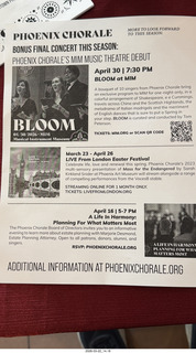 Phoenix Trinity Episcopal Cathedral - Phoenix Chorale and Floriani - Chant and Polyphony - program