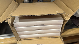 box of ReVox Horch House master-dub tapes