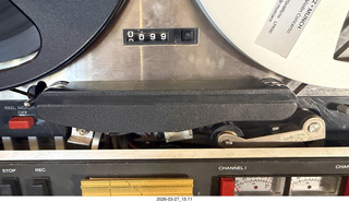 beethoven violin concerto tape with warble wobble (leader tape wound around capstain)