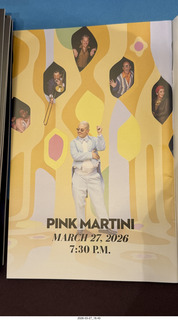 Chandler Arts - Pink Martini - program
