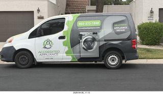 Valleywide Appliance Repair truck